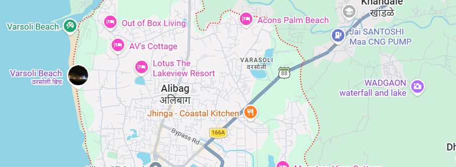 Embassy Alibag Project Location